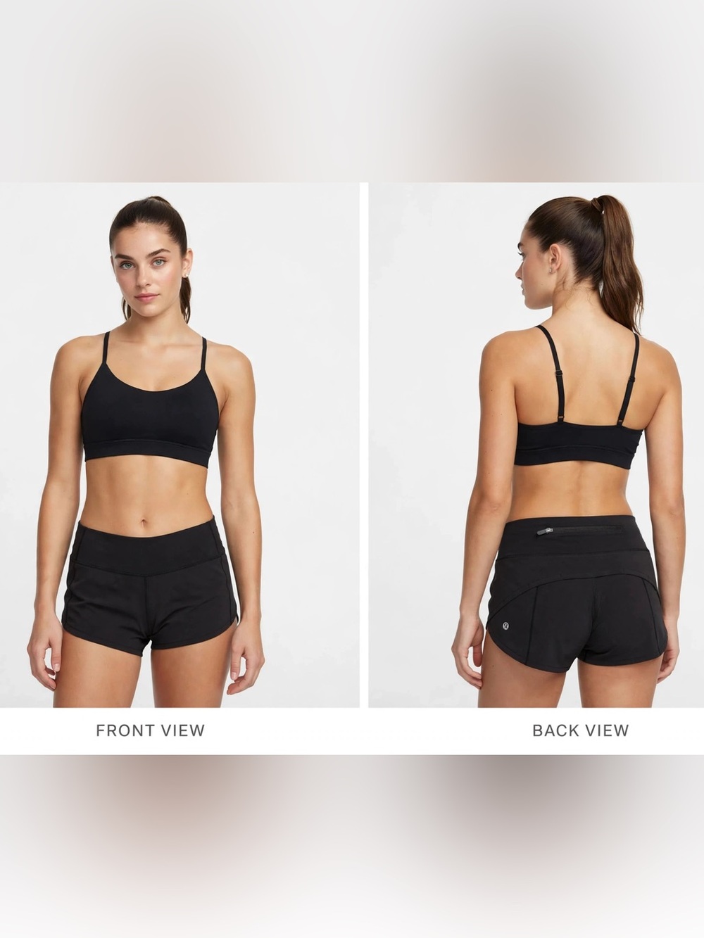 lululemon athletica Speed Up Low Rise 2.5” running shorts.